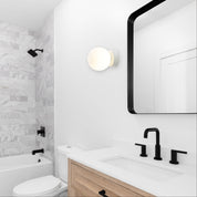 GLOBO G9 WHITE - IP44 Opal Glass Vanity Light