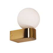 MINNE SATIN BRASS - IP44 G9 Wall Light