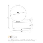 MINNE SATIN BRASS - IP44 G9 Wall Light