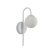 NOXE WHITE - G9 Opal Sphere Wall Light