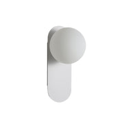 PING G9 WHITE - IP44 Opal Glass Wall Light