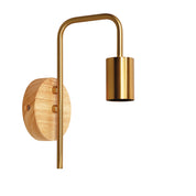 LANE WALL BRASS - Real Timber Wall Light