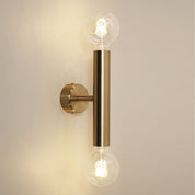 TOLI SATIN BRASS - Twin Wall Light