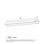 GEBO.60 CHROME - TriColour LED Vanity Light