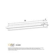 GEBO.85 CHROME - TriColour LED Vanity Light