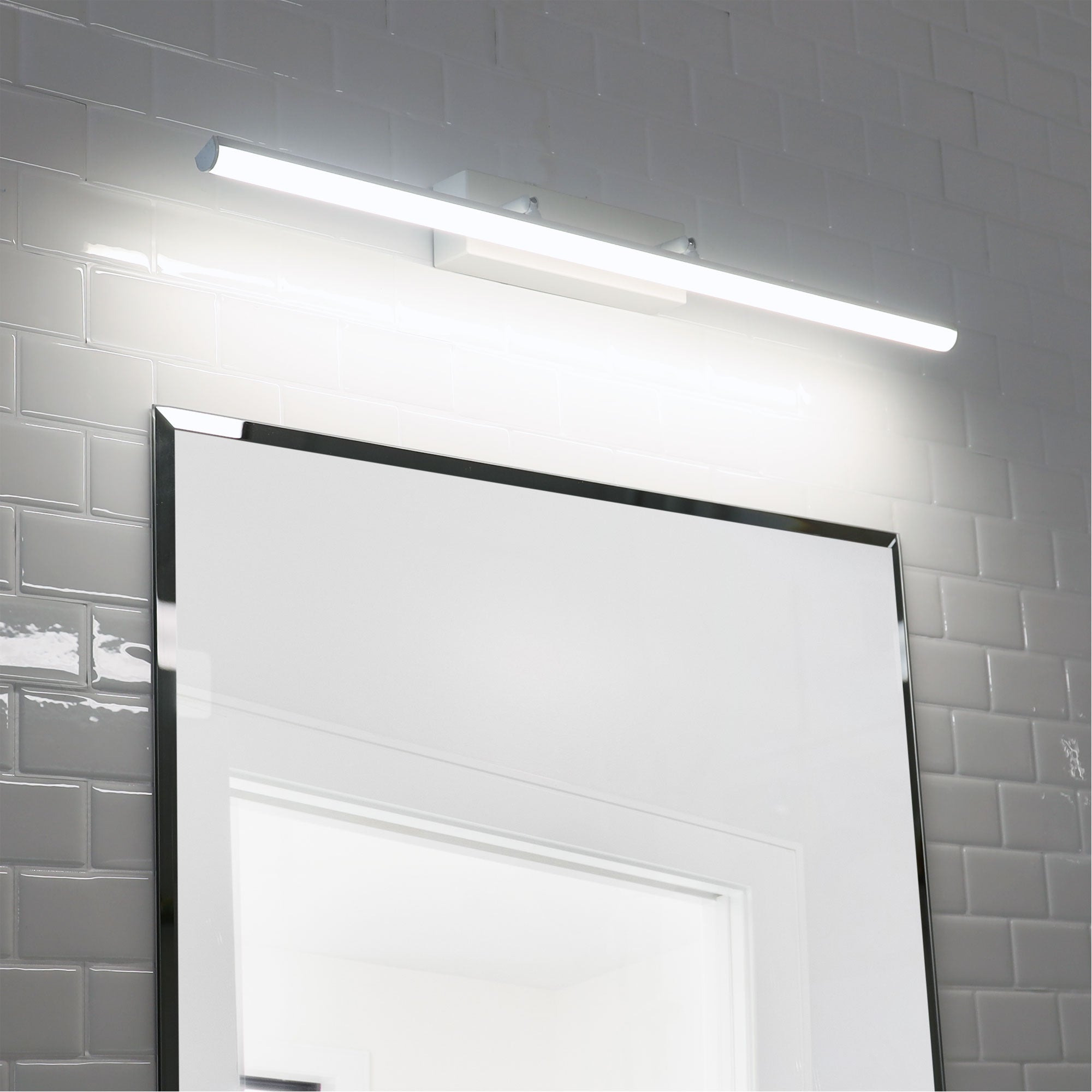 KARI.60 WHITE - IP44 TriColour LED Vanity Light