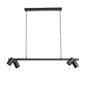 BRIDGE 4 BLACK - Black Linear Spotlight Pendant