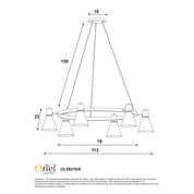 NORBERT 6 - Round Spotlight Pendant