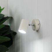 BARIL SWITCHED WHITE - LED Ready Spotlight with Switch