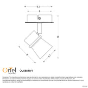 YARRA 1 LIGHT - LED Ready Adjustable Spotlight GU10 White