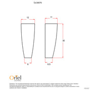 NOVA - Opal Matt 29cm Wall Light