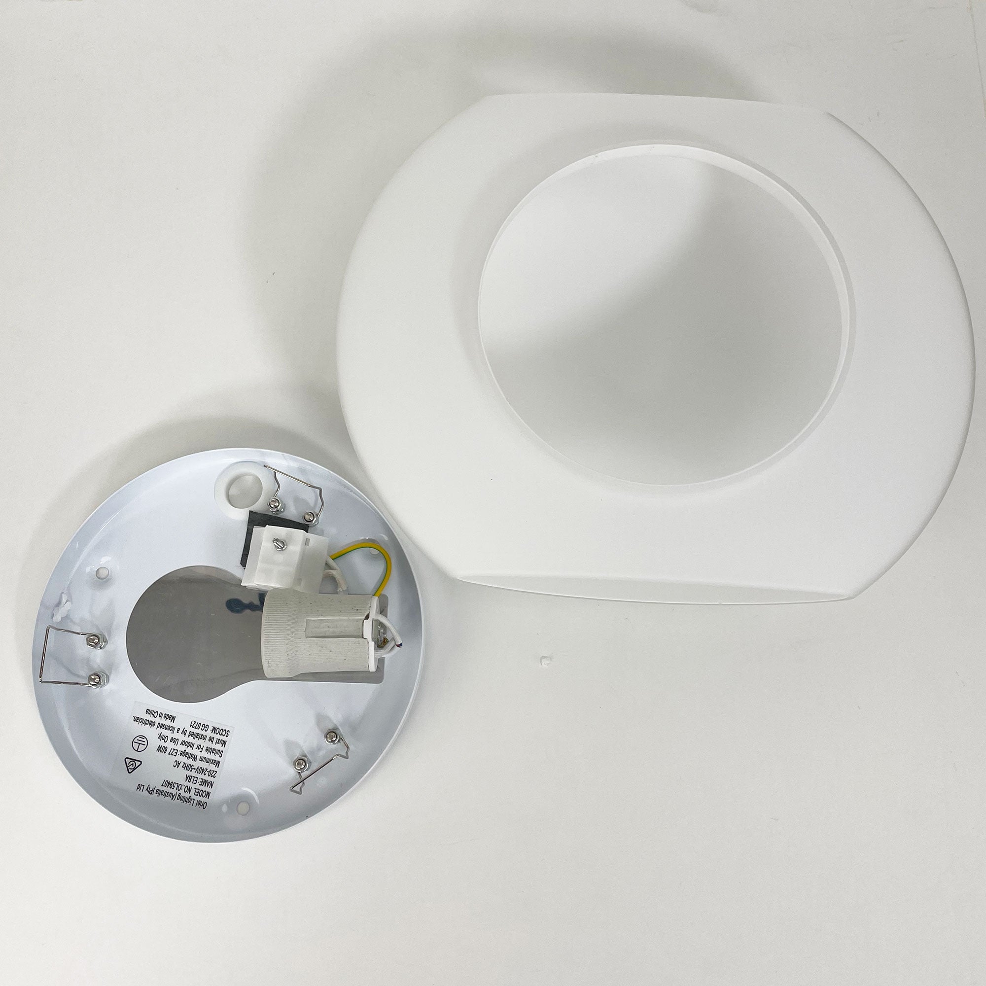 ELBA - Opal Matt Wall Light 28cm