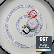 MADISON.42 WHITE - 24W Dimmable TriColour LED Pendant