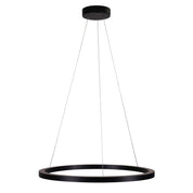 NEBULA.60 CTS BLACK - Modern TriColour LED Halo Pendant