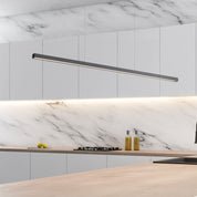 SHARD.1200 BLACK - Slimline TriColour LED Linear Pendant
