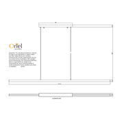 SHARD.1200 WHITE - Slimline TriColour LED Linear Pendant