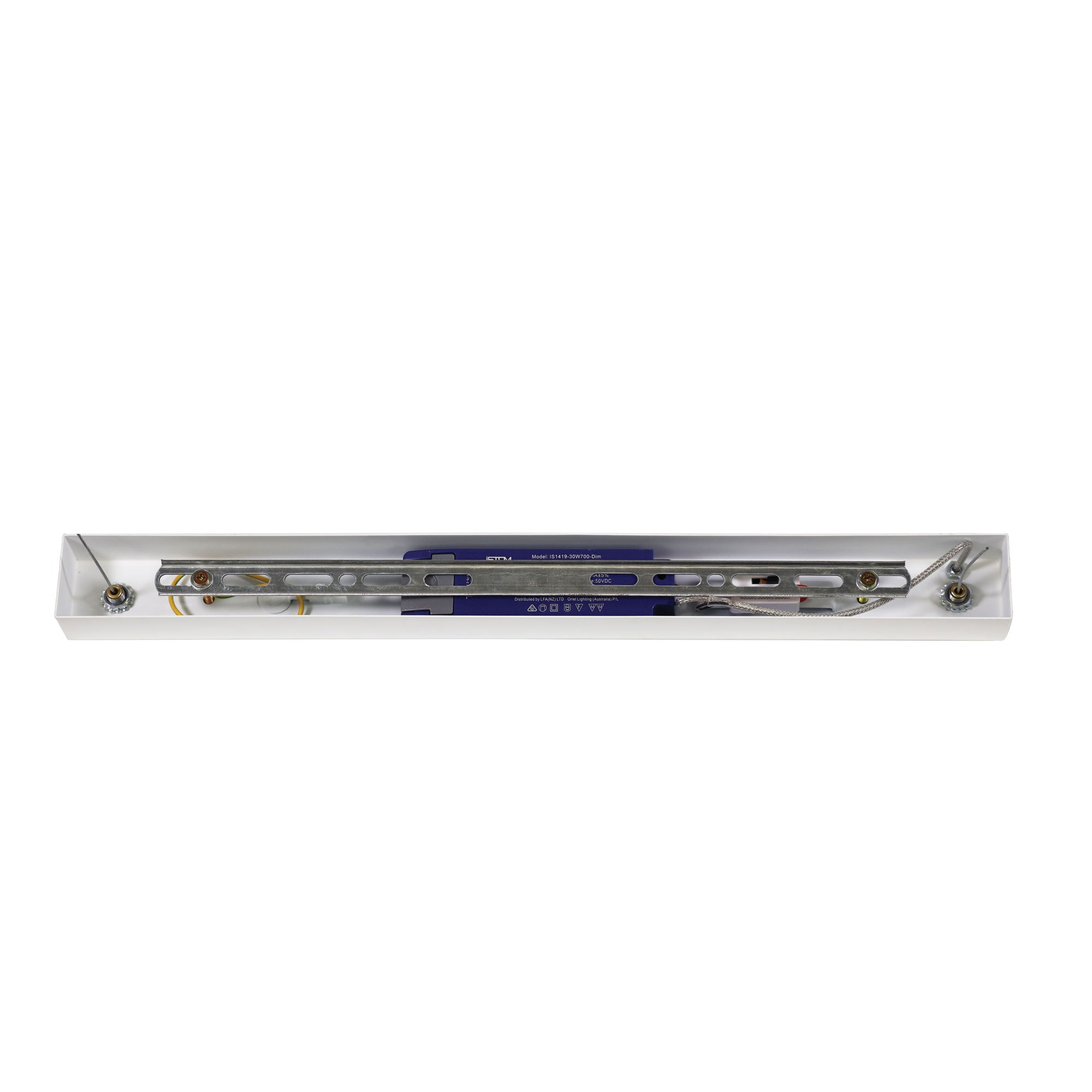 SHARD.1500 WHITE - Slimline TriColour LED Linear Pendant