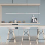 SHARD.1500 WHITE - Slimline TriColour LED Linear Pendant