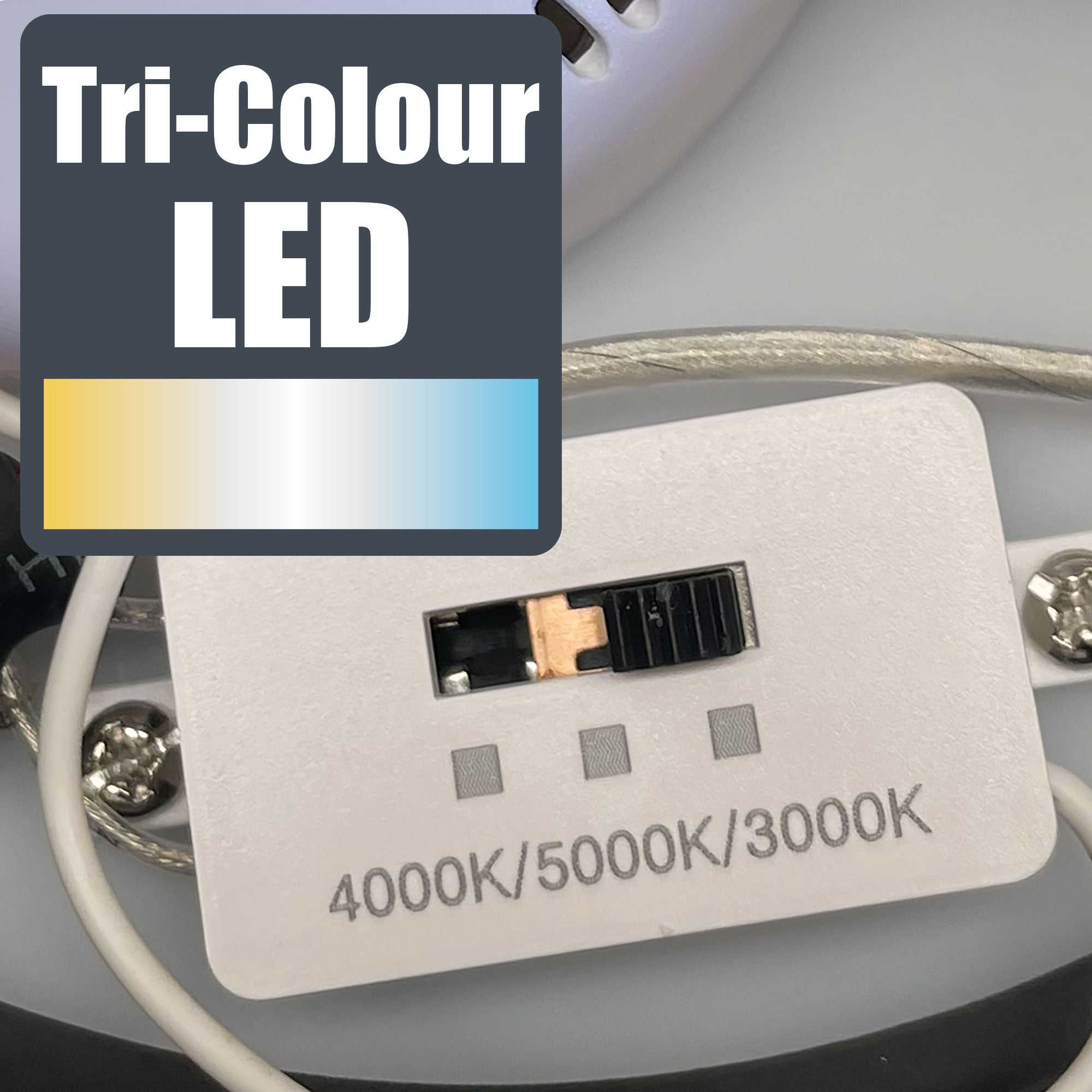 SHARD.1500 BLACK - Slimline TriColour LED Linear Pendant