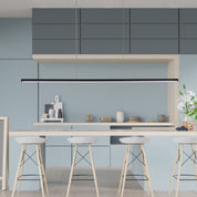 SHARD.1800 BLACK CTS NEW - Slimline TriColour LED Linear Pendant