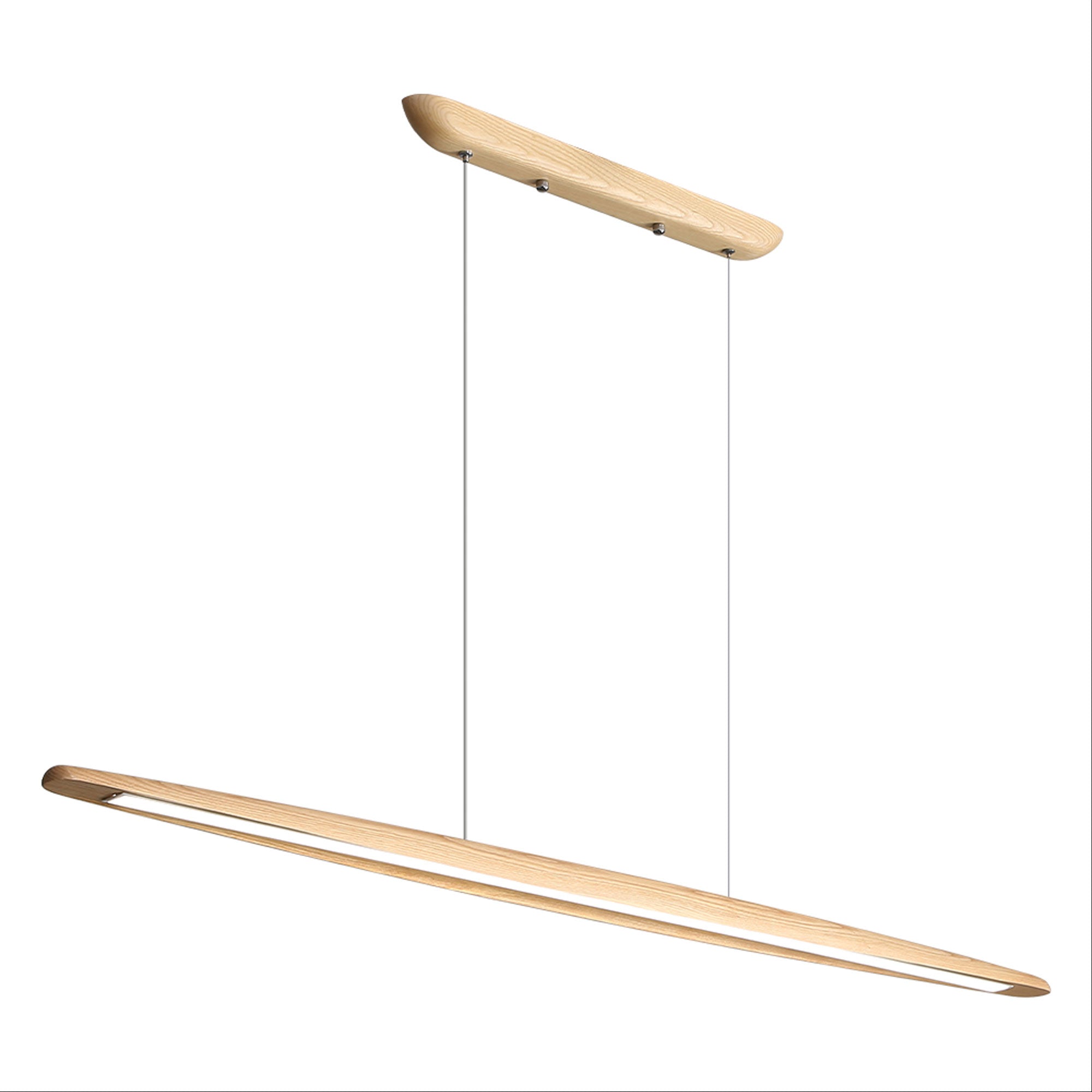 EASTOFT - Ash Wood TriColour LED Linear Pendant