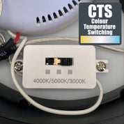 CRONUS.60 BLACK - Modern TriColour LED Halo Pendant