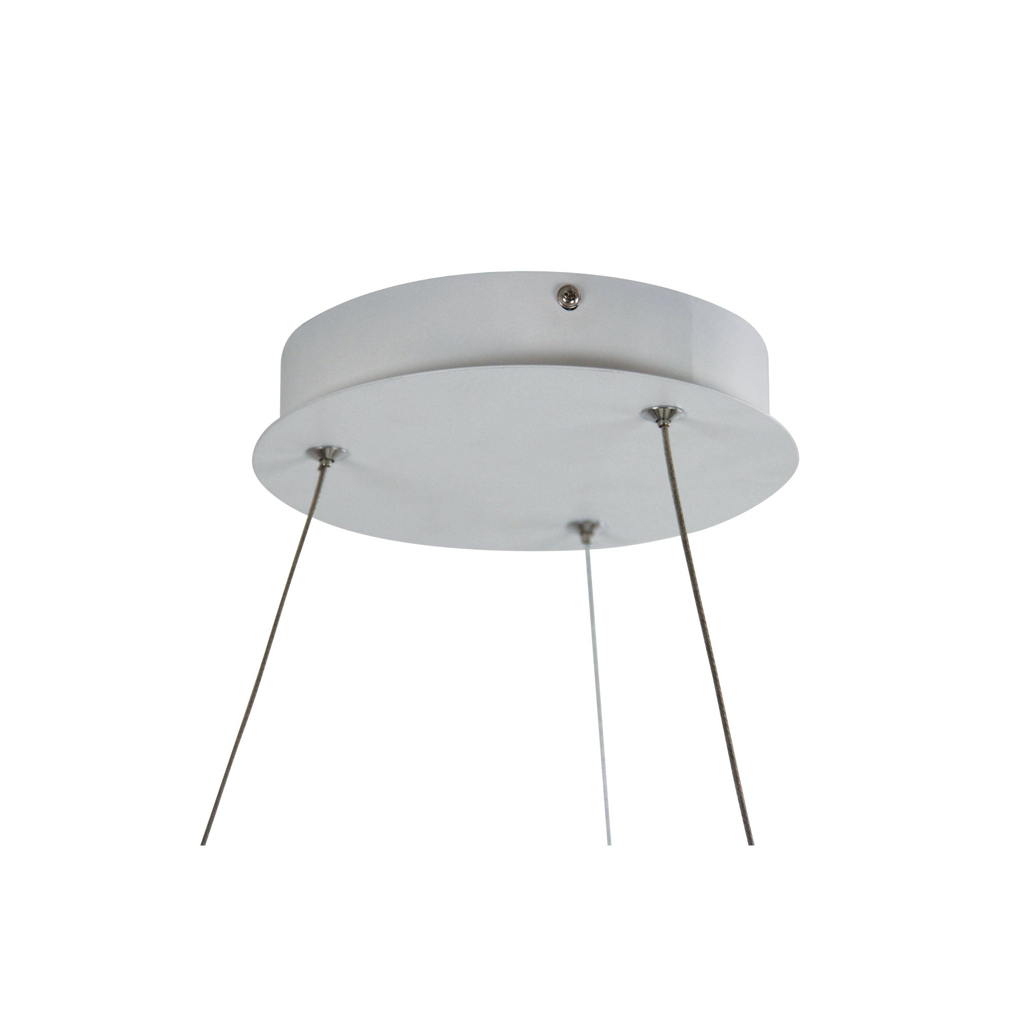 CRONUS.60 WHITE - Modern TriColour LED Halo Pendant