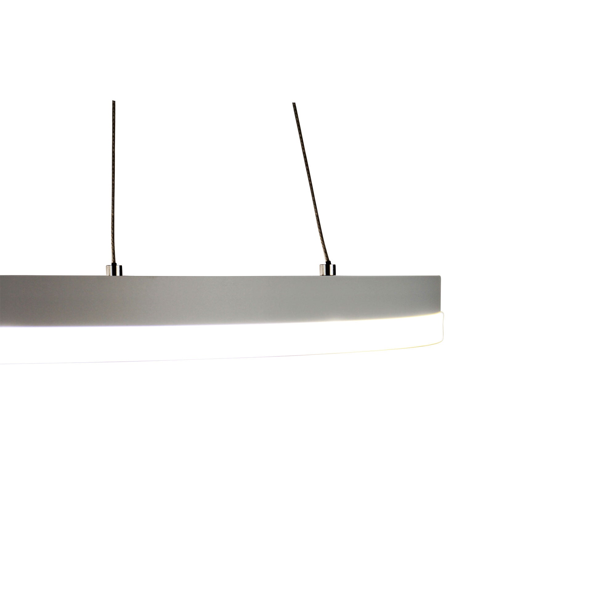 CRONUS.60 WHITE - Modern TriColour LED Halo Pendant