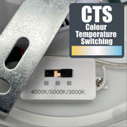 CRONUS.60 WHITE - Modern TriColour LED Halo Pendant