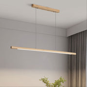 CABER - Ash Wood TriColour LED Linear Pendant