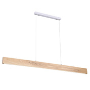 LANGTOFT - Ash Wood TriColour LED Linear Pendant
