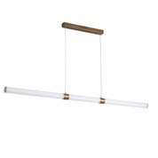 MAXWELL BRONZE - Ribbed TriColour LED Linear Pendant