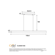 KERF.150 - Ash Wood TriColour LED Linear Pendant