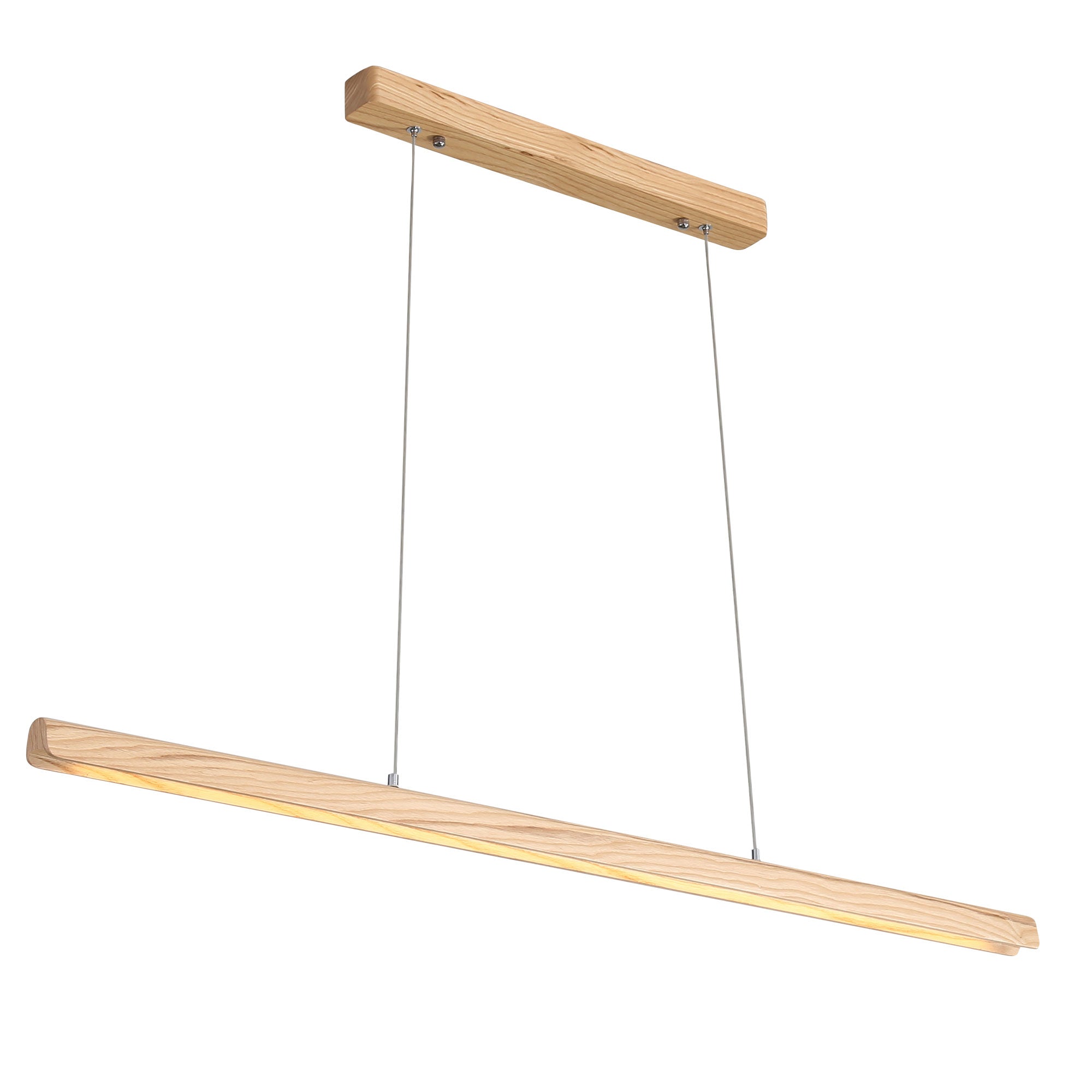 KERF.150 - Ash Wood TriColour LED Linear Pendant