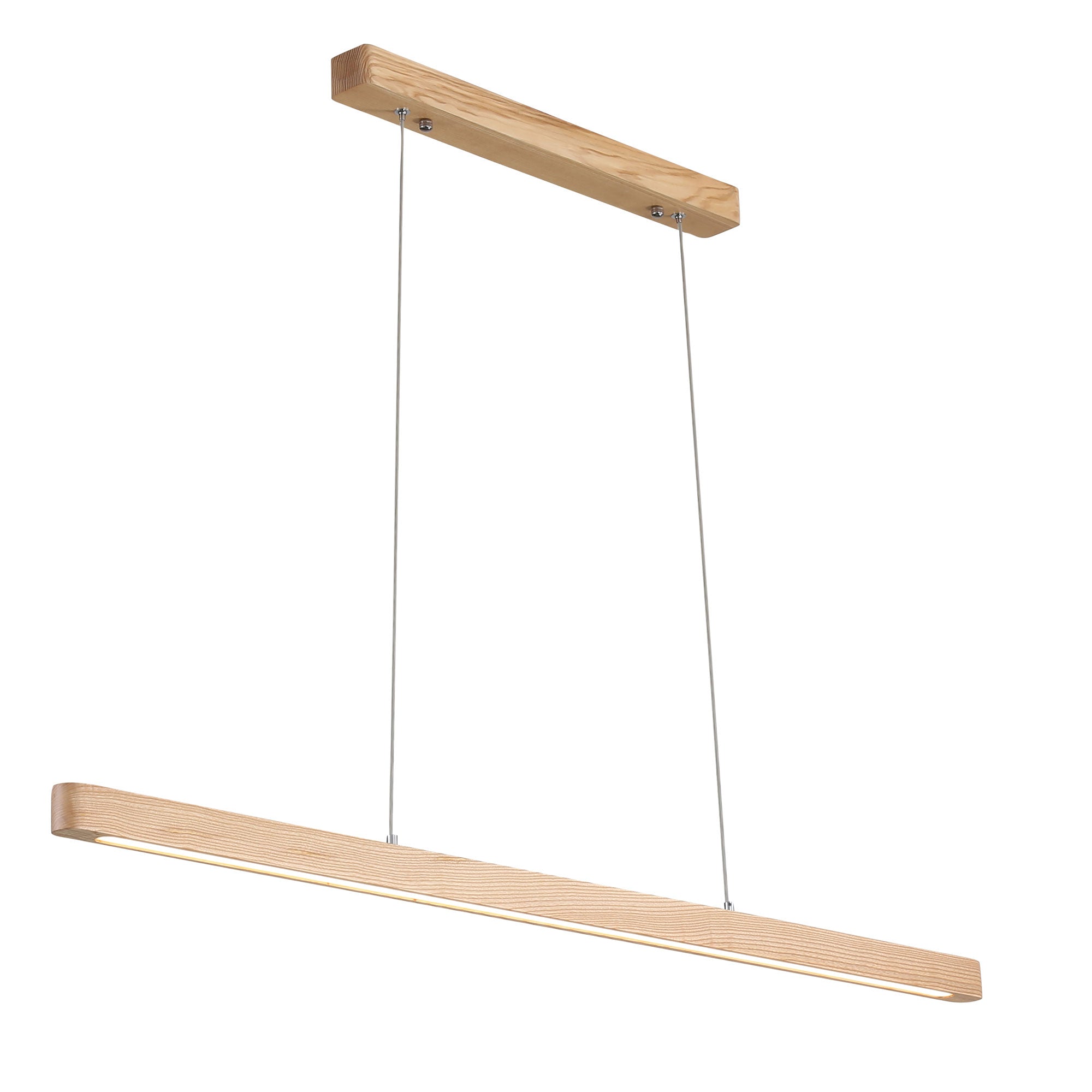 ALPHA.150 - Ash Wood TriColour LED Linear Pendant