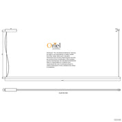 SHARD.1800 BLACK 4000K - 4000K Slimline LED Linear Pendant