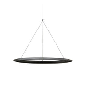 SATURN.60 BLACK - Modern TriColour LED Halo Pendant