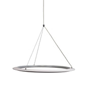 SATURN.60 WHITE - Modern TriColour LED Halo Pendant