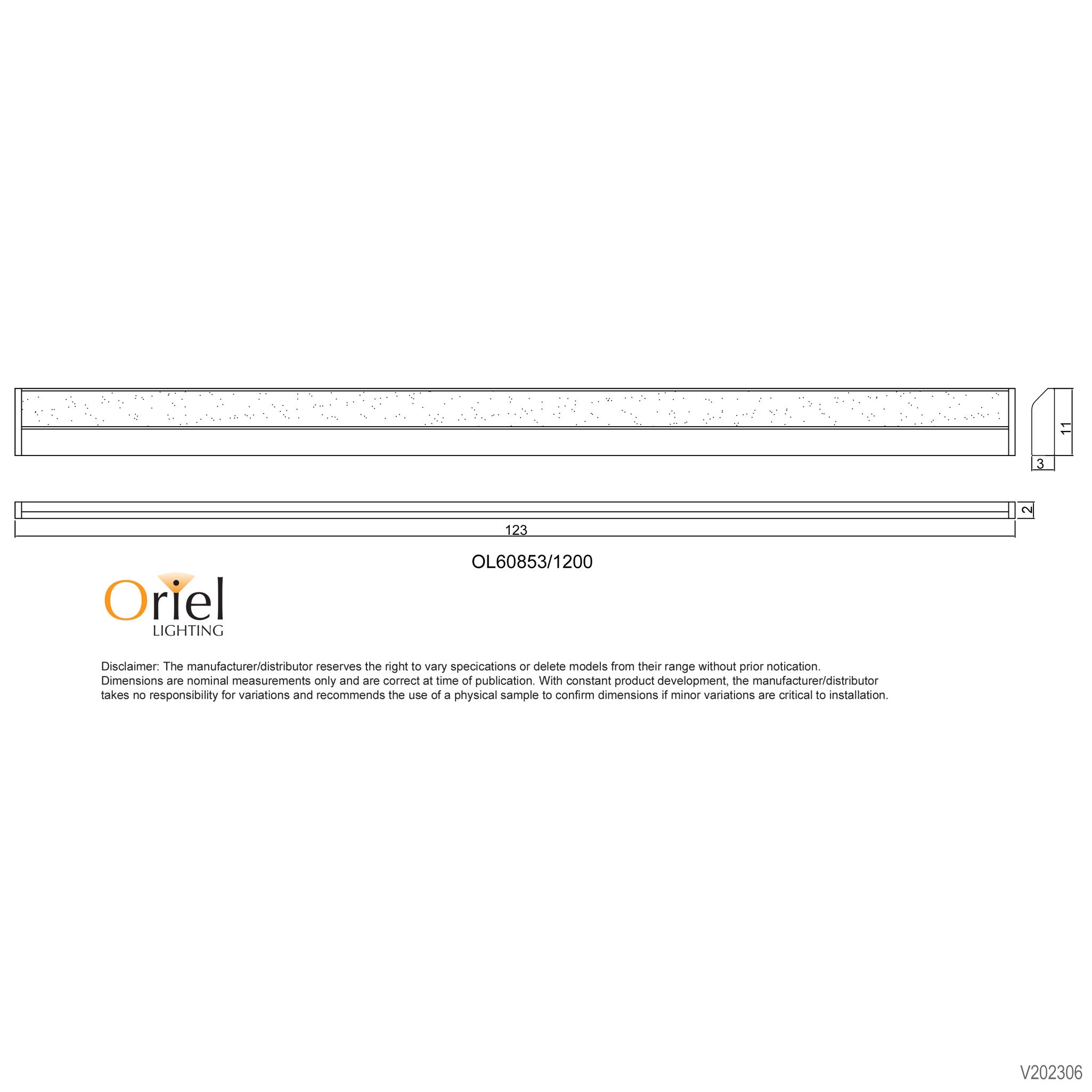 MODE.120 CTS - 120cm TriColour LED Vanity Light