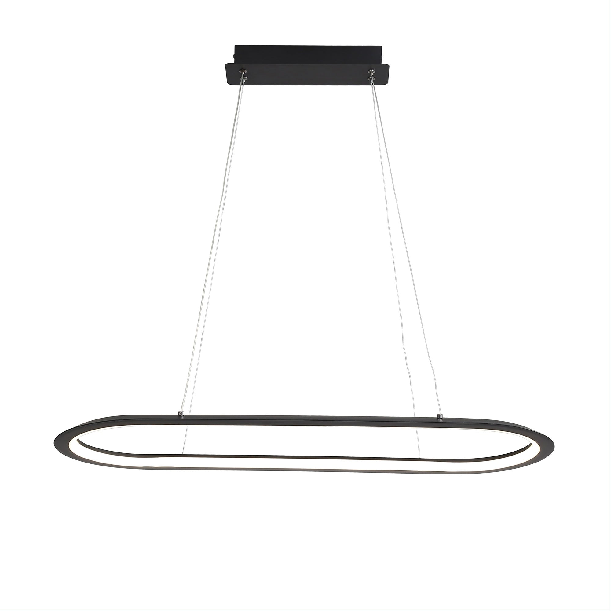 OVALE BLACK - TriColour LED Pendant
