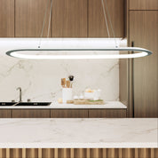 OVALE WHITE - TriColour LED Pendant