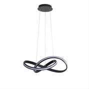 SPIRA BLACK - TriColour LED Pendant