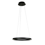 NEBULA.40 BLACK - Modern LED Halo Pendant Black