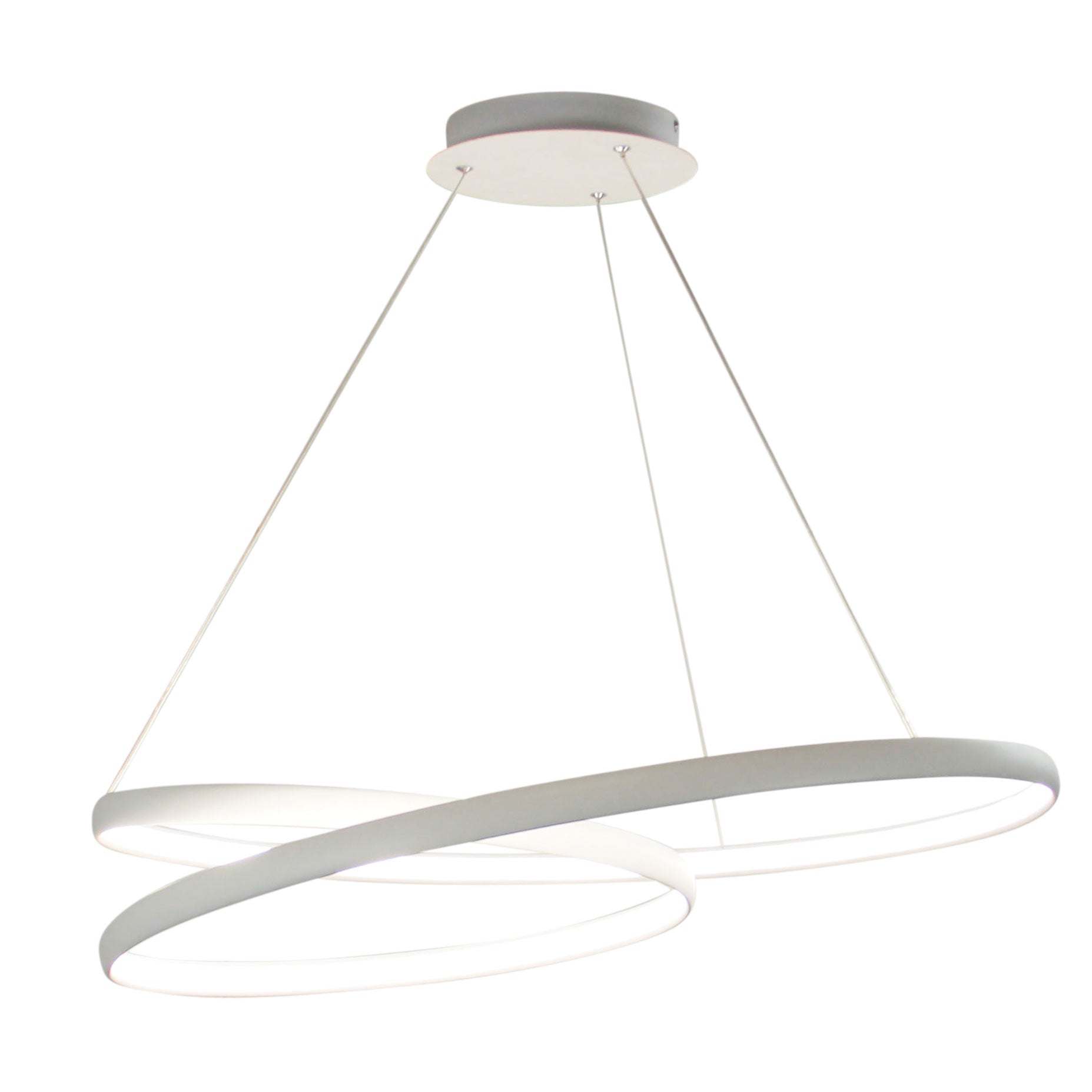 INFINITY 4000K WHITE - Modern LED Spiral Pendant