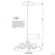 NOODLE.50 WHITE - TriColour LED Pendant