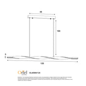 AEON - TriColour LED Pendant Black