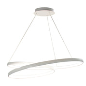 INFINITY CTS WHITE - Modern TriColour LED Spiral Pendant