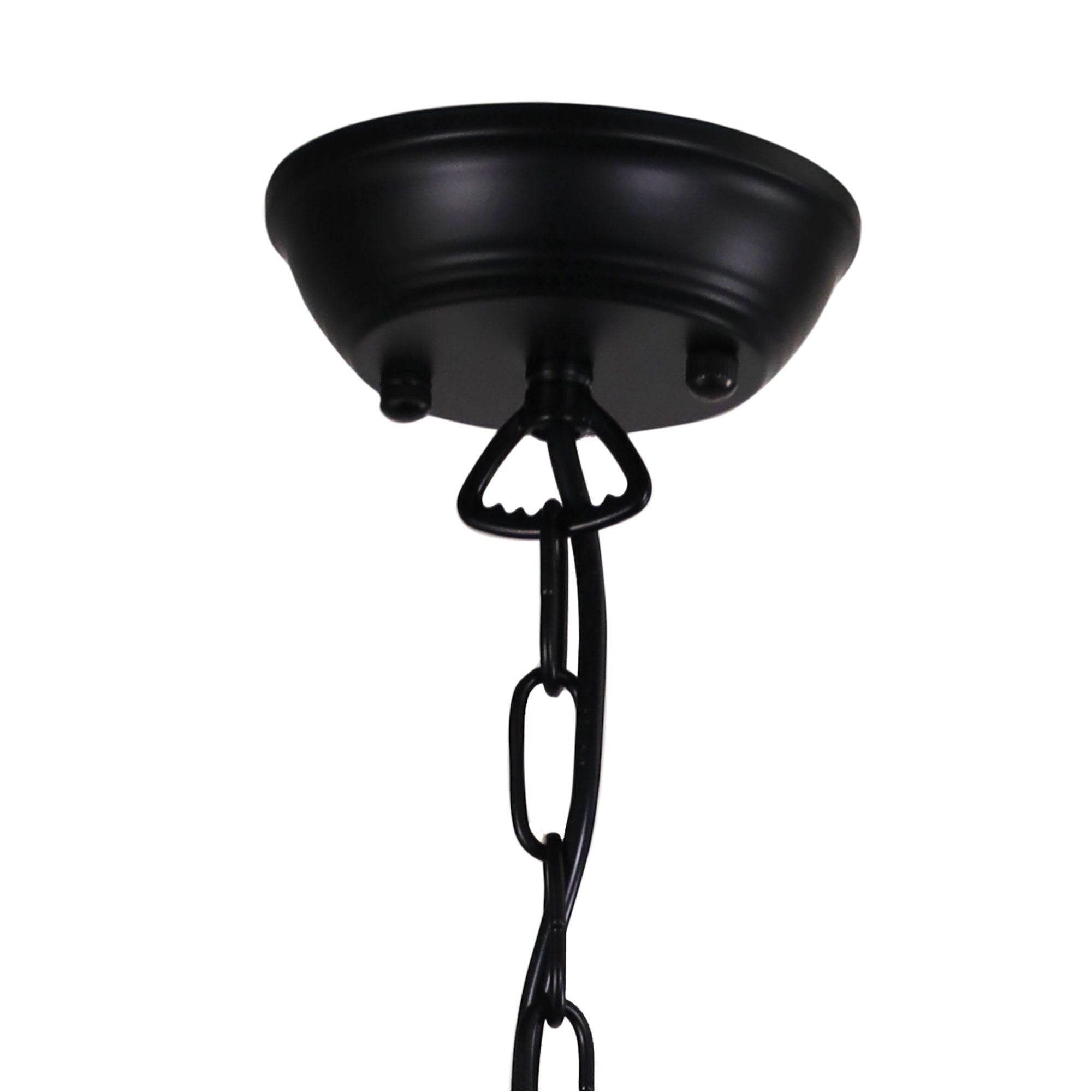 MAISON 27 AMBER - Retro Halophane Glass Pendant