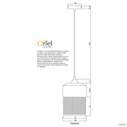 CHESTER.18 - Industrial Mesh Pendant Retro Pendant