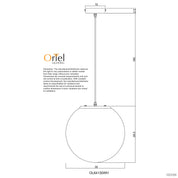 PHASE 30 - White Acrylic Sphere Pendant